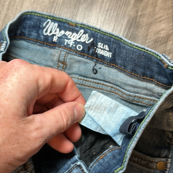 Wrangler Retro Slim Straight Jeans - 10 Slim - Picture 7 of 7
